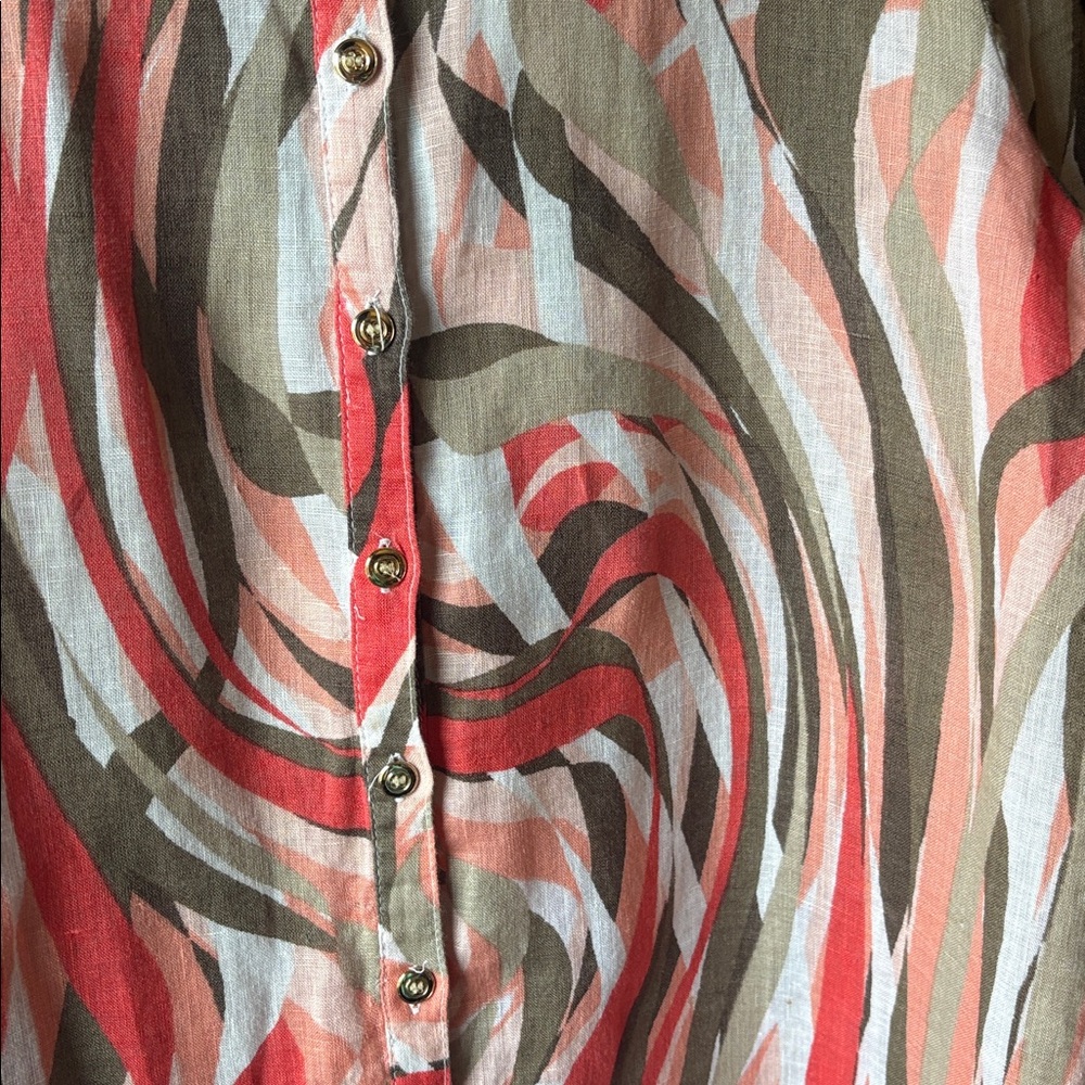 JM Collection Linen Shirt - Picture 7 of 7